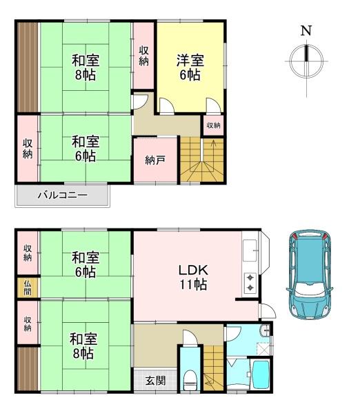 富田林市旭ヶ丘町　中古戸建