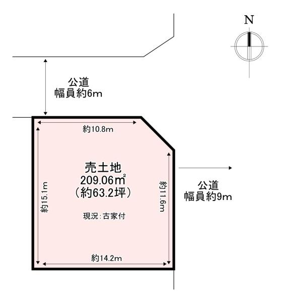 北葛城郡王寺町本町5丁目　売土地