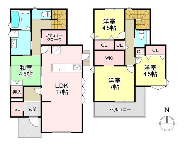香芝市別所　新築戸建　7号棟