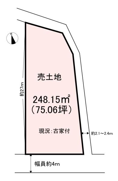 桜井市大字金屋の土地