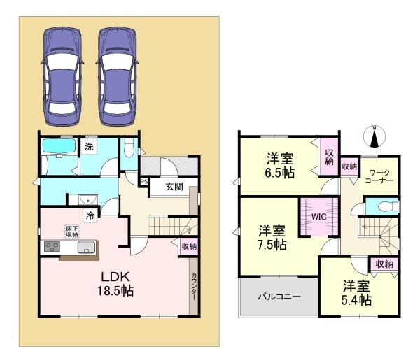 桜井市西之宮6期　2号棟　新築戸建