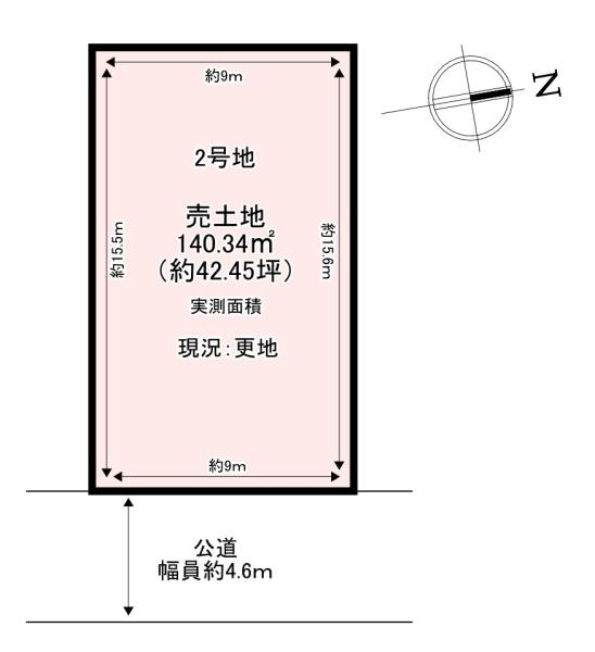 葛城市第6疋田　売土地　2号地