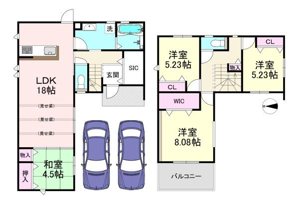 磯城郡田原本町大字薬王寺　2号地　新築戸建