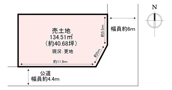 北葛城郡広陵町大字三吉元大垣内方 売土地