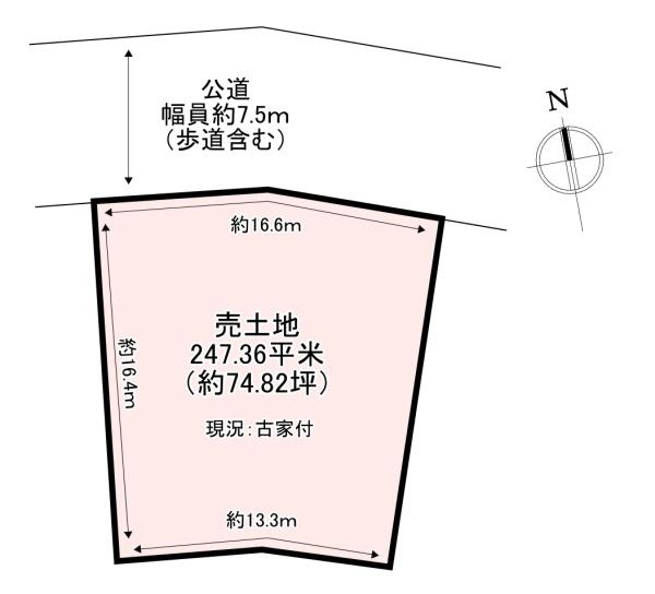 香芝市白鳳台1丁目　売土地