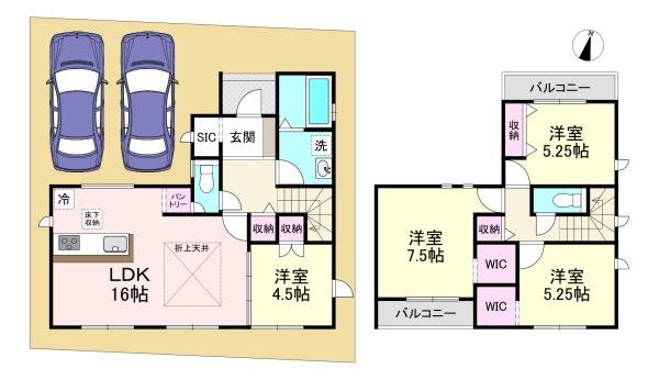 桜井市西之宮　2号棟　新築戸建