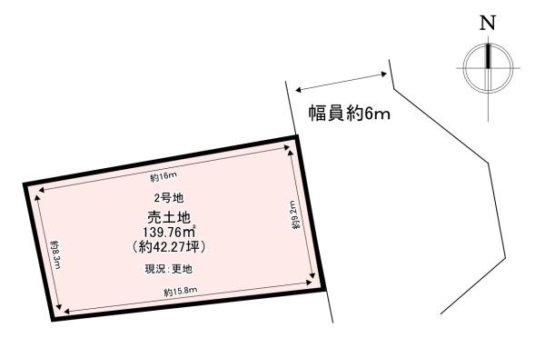 香芝市穴虫　売土地　2号地