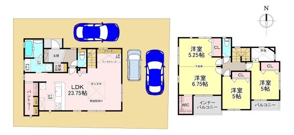 生駒郡斑鳩町法隆寺西3丁目 新築戸建