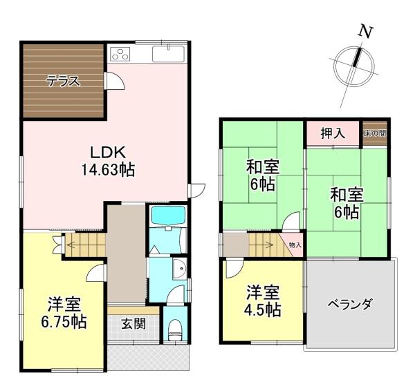 北葛城郡上牧町服部台４丁目の中古一戸建て