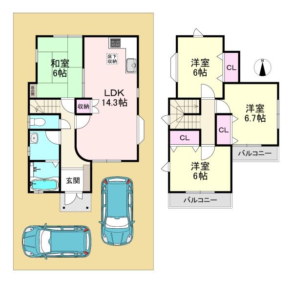 天理市西長柄町の中古一戸建て
