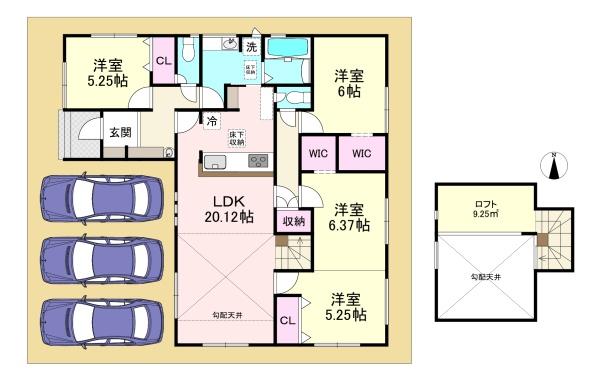 磯城郡田原本町黒田 2号棟 新築戸建