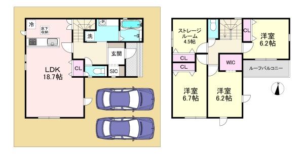 天理市前栽町　1号棟　新築戸建