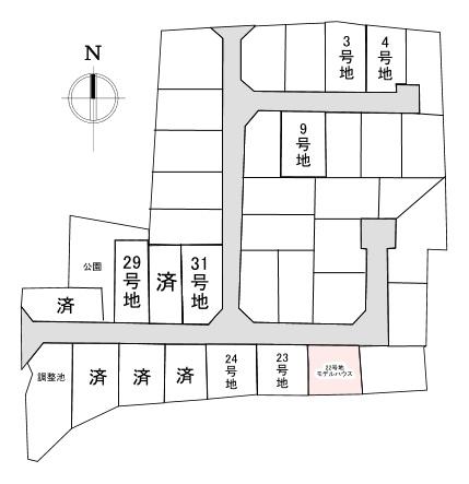 広陵町三吉　新築戸建　21期　22号棟（モデルハウス）