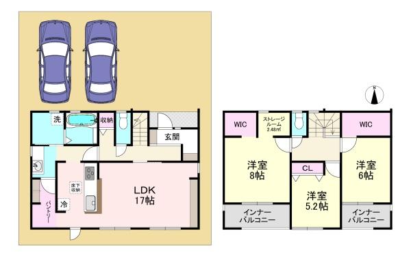 川西町結崎22期　5号棟　新築戸建