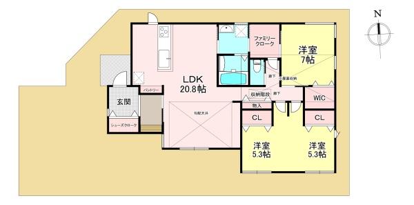 葛城市辨之庄　新築戸建　2号棟