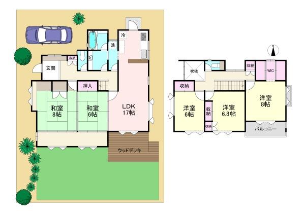 宇陀市榛原ひのき坂3丁目　中古戸建