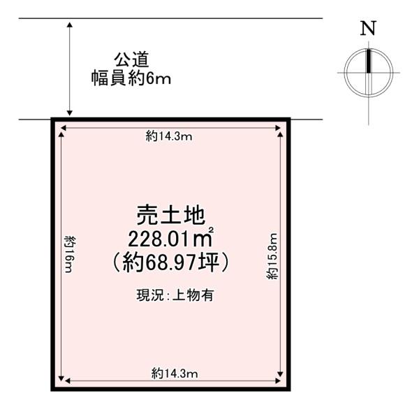 北葛城郡王寺町本町５丁目の土地