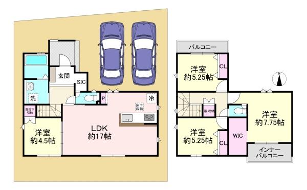 天理市前栽町　1区画　新築戸建