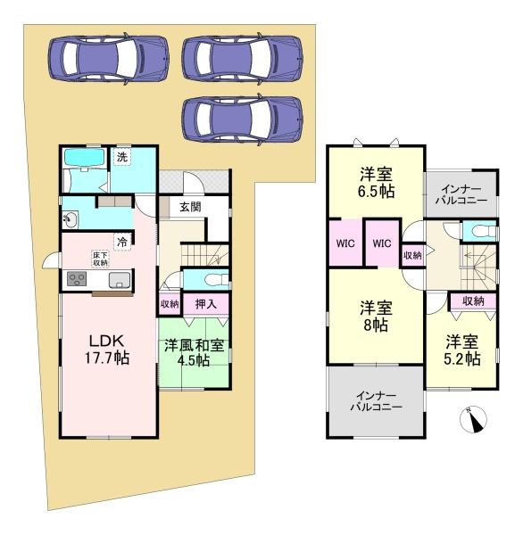桜井市三輪10期　1号棟　新築戸建