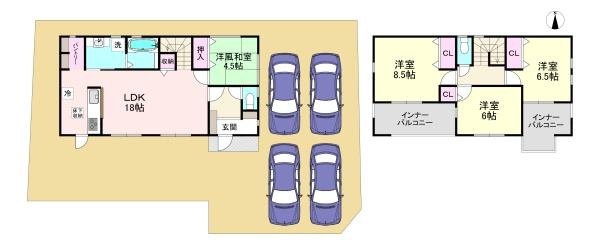 天理市檜垣町　1号棟　新築戸建