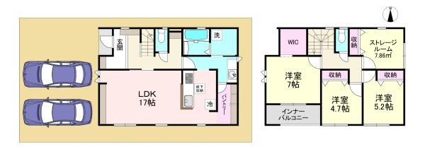 天理市富堂町6期　2号棟　新築戸建