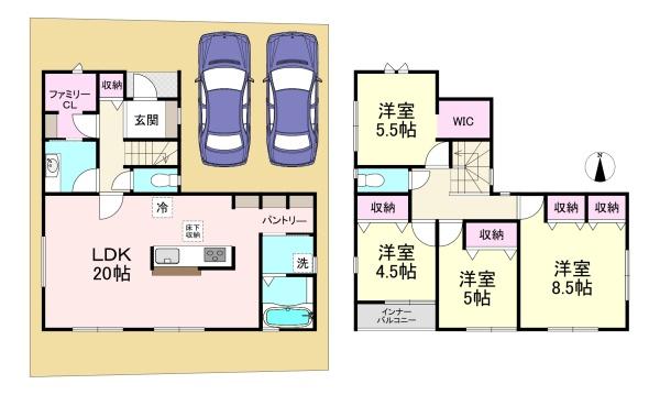 天理市勾田町2期　1号棟　新築戸建