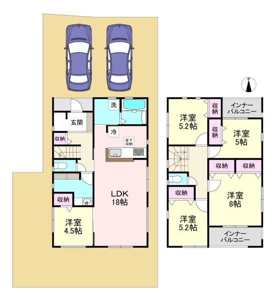 天理市勾田町2期　2号棟　新築戸建