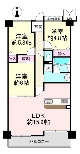 パストラーレ天理　C・D棟