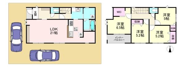 天理市田部町5期　1号棟　新築戸建