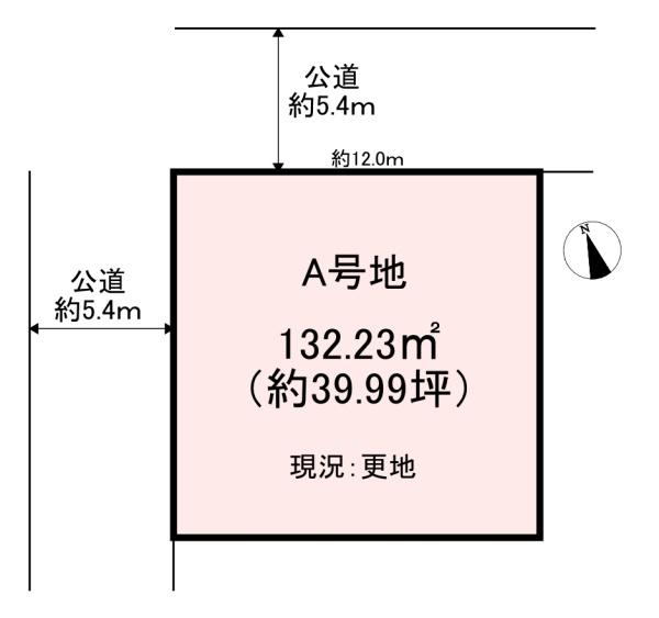 桜井市三輪 A号地 売土地