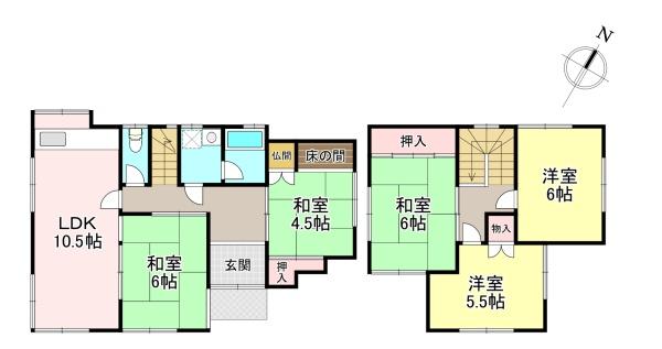 北葛城郡王寺町本町5丁目　中古戸建