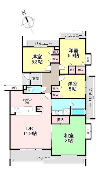 真美ヶ丘中央一番館11号棟