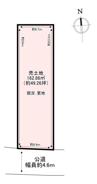 香芝市下田西4丁目　売土地　3号地