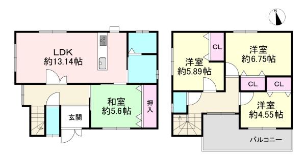 天理市櫟本町の中古一戸建て