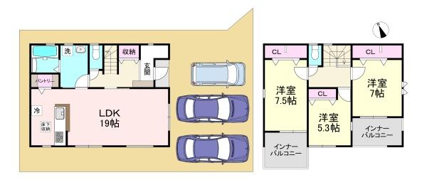 桜井市三輪11期　1号棟　新築戸建