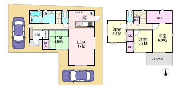 橿原市第1忌部町　2号地　新築戸建
