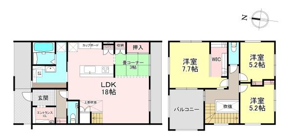 北葛城郡上牧町滝川台1丁目　新築戸建（モデルハウス）