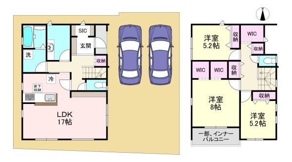 天理市丹波市町4期 2号棟 新築戸建