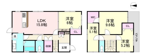 橿原市地黄町の中古一戸建て