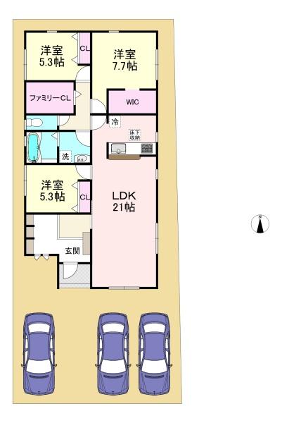 桜井市阿部5期 2号棟 新築戸建