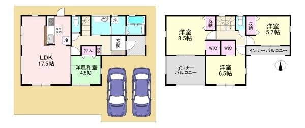 桜井市粟殿15期 2号棟 新築戸建