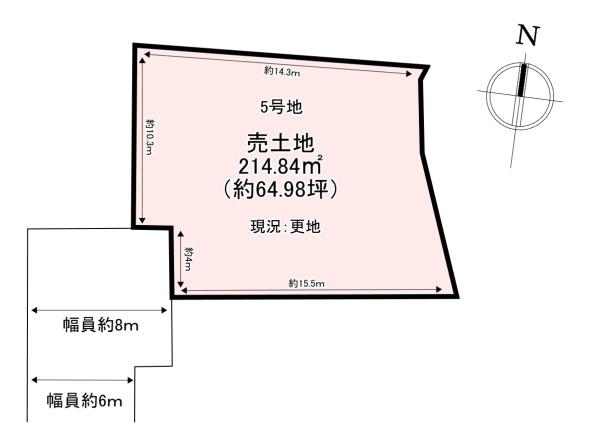 生駒郡斑鳩町法隆寺北2丁目 売土地 5号地