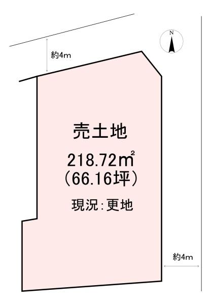 橿原市新賀町の土地