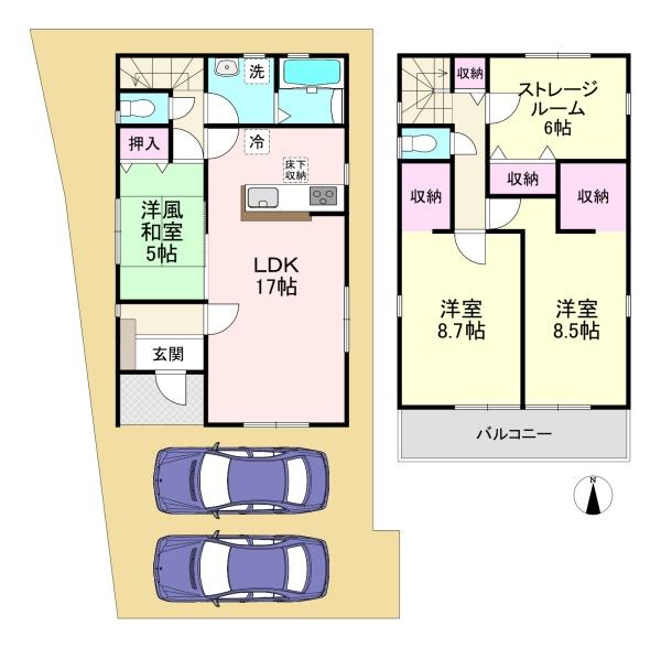 天理市柳本町7期　1号棟　新築戸建