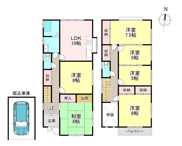 北葛城郡王寺町畠田8丁目　中古戸建