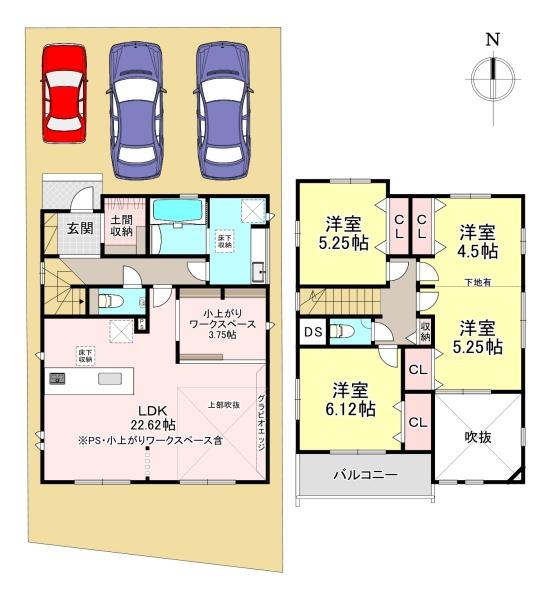 北葛城郡広陵町笠 1期 新築戸建 3号棟