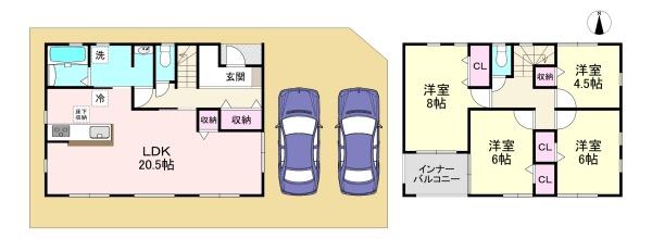 田原本町保津第3　1号棟　新築戸建