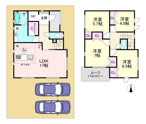 磯城郡田原本町小室　2号棟　新築戸建