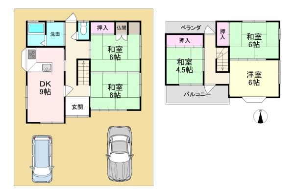 大和高田市中今里町の中古一戸建て