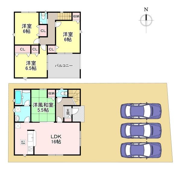 北葛城郡広陵町三吉 第9 新築戸建 1号棟